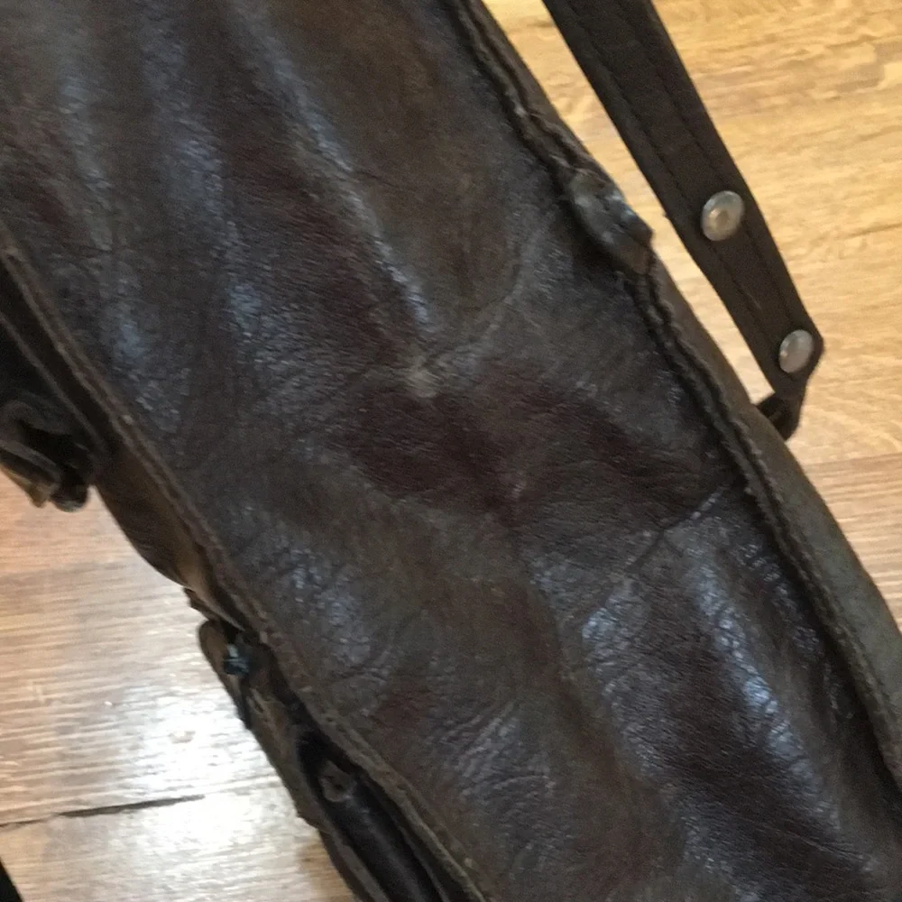 Vintage Brown Leather Bag